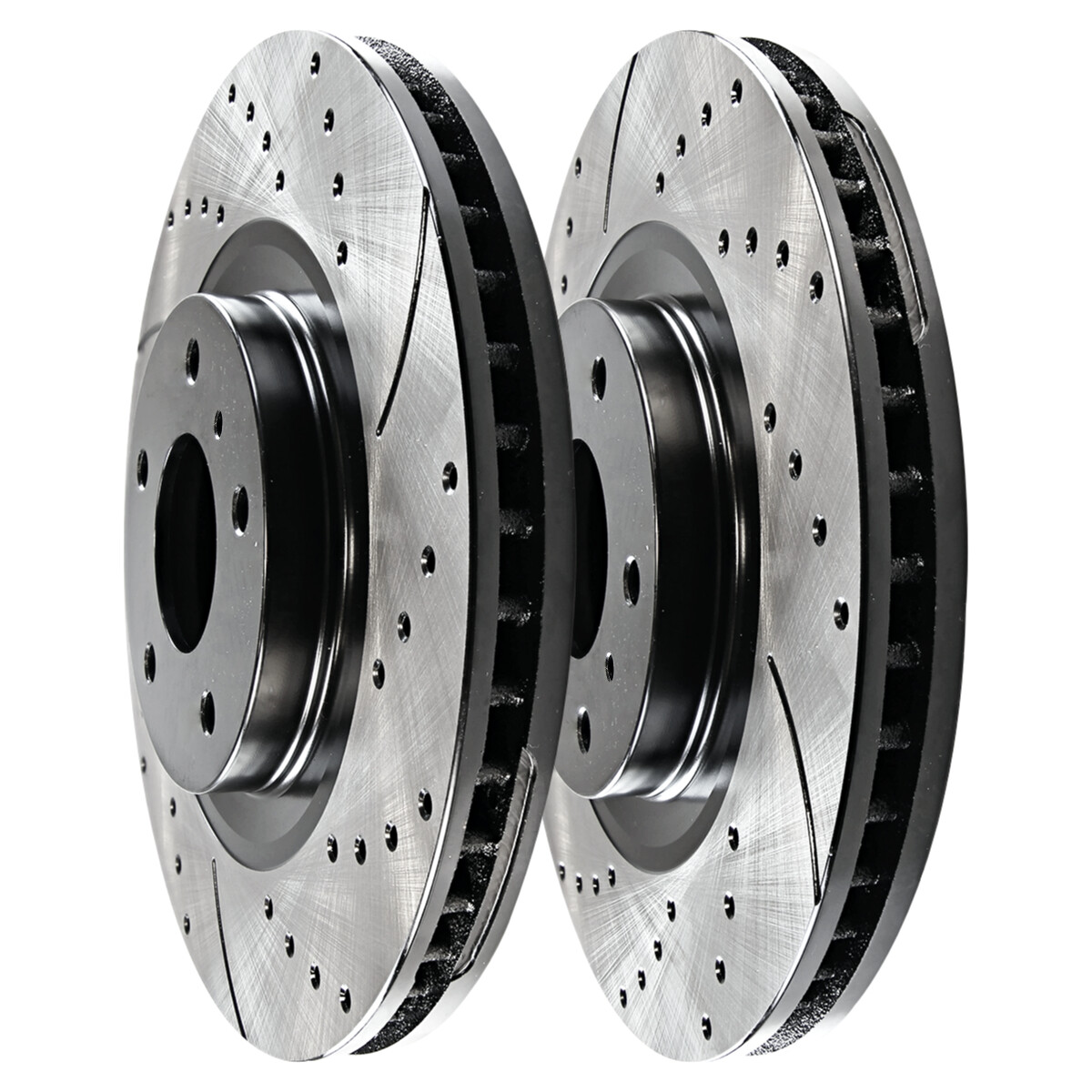 Front Drilled Slotted Brake Rotors Pads for INFINITI G35 20032005