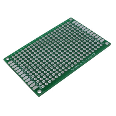 4Pcs Double Side Prototype PCB Tinned BreadBoard 5x7 4x6 3x7 2x8CM Each 1PC FR4