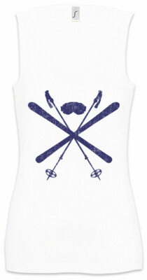 Ski Tools Damen Tank Top Passion Love Addiction Skier Downhill Slalom Winter