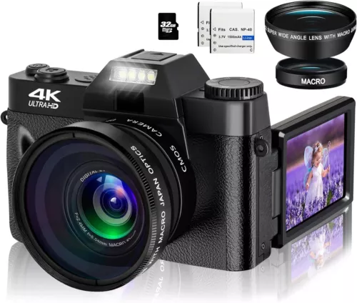 4K digital camera photography, 48MP full high definition camera with WiFi- - Picture 1 of 7