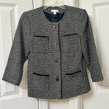 Charter Club Women's 3/4 Sleeve Jacket, Size-S
