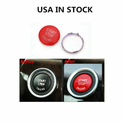 For BMW E Series E60 E90 E70 E71 Blue Engine Start Push - Foto 5