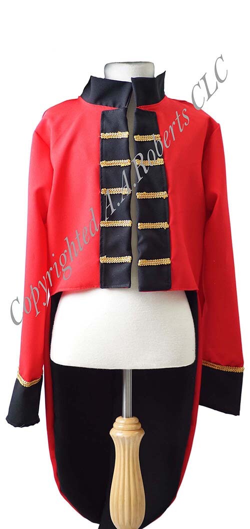 World Book Day THE GREATEST SHOWMAN RINGMASTER TAILCOAT Fancy Dress All Sizes