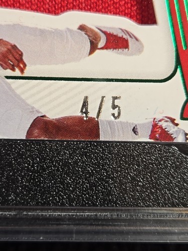 2023 LAMAR JACKSON *4/5* Jumbo Patch SGC 8.5 Panini National Treasures ~1stB - Picture 4 of 8