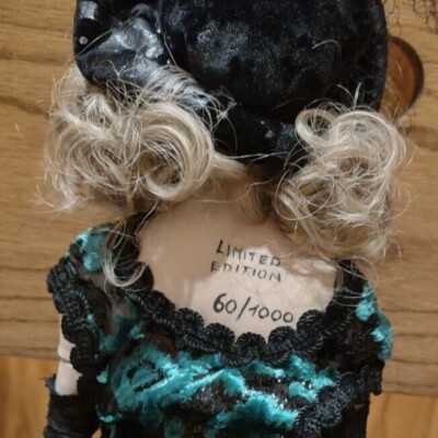 Limited Edition Creazioni Marigio Porcelain Doll, 1920s Flapper