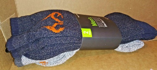 Realtree Men's Boot Socks/RealTree Antlers Black/Gray Shoe Size 6-12 / 2 pair - Picture 3 of 3