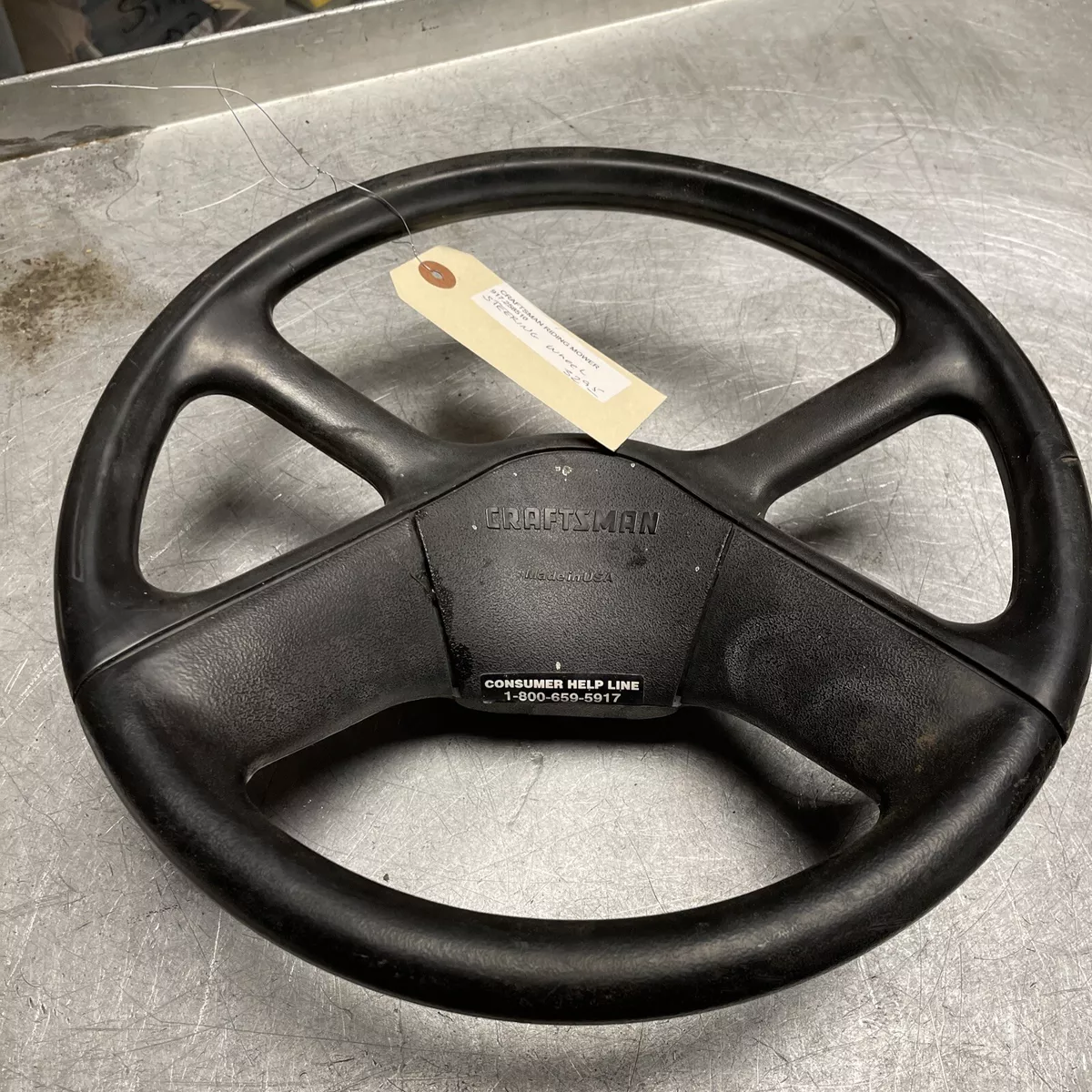 OEM GOOD USED CRAFTSMAN RIDING MOWER 917.258510 STEERING WHEEL eBay