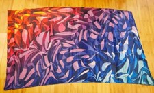 COLOR GUARD FLAGS - Red Yellow Blue Purple shapes- NEW - 36x54 Standard Curve