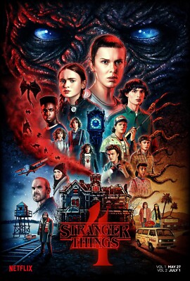 Stranger Things poster (S4)  -  11 x 17 inches