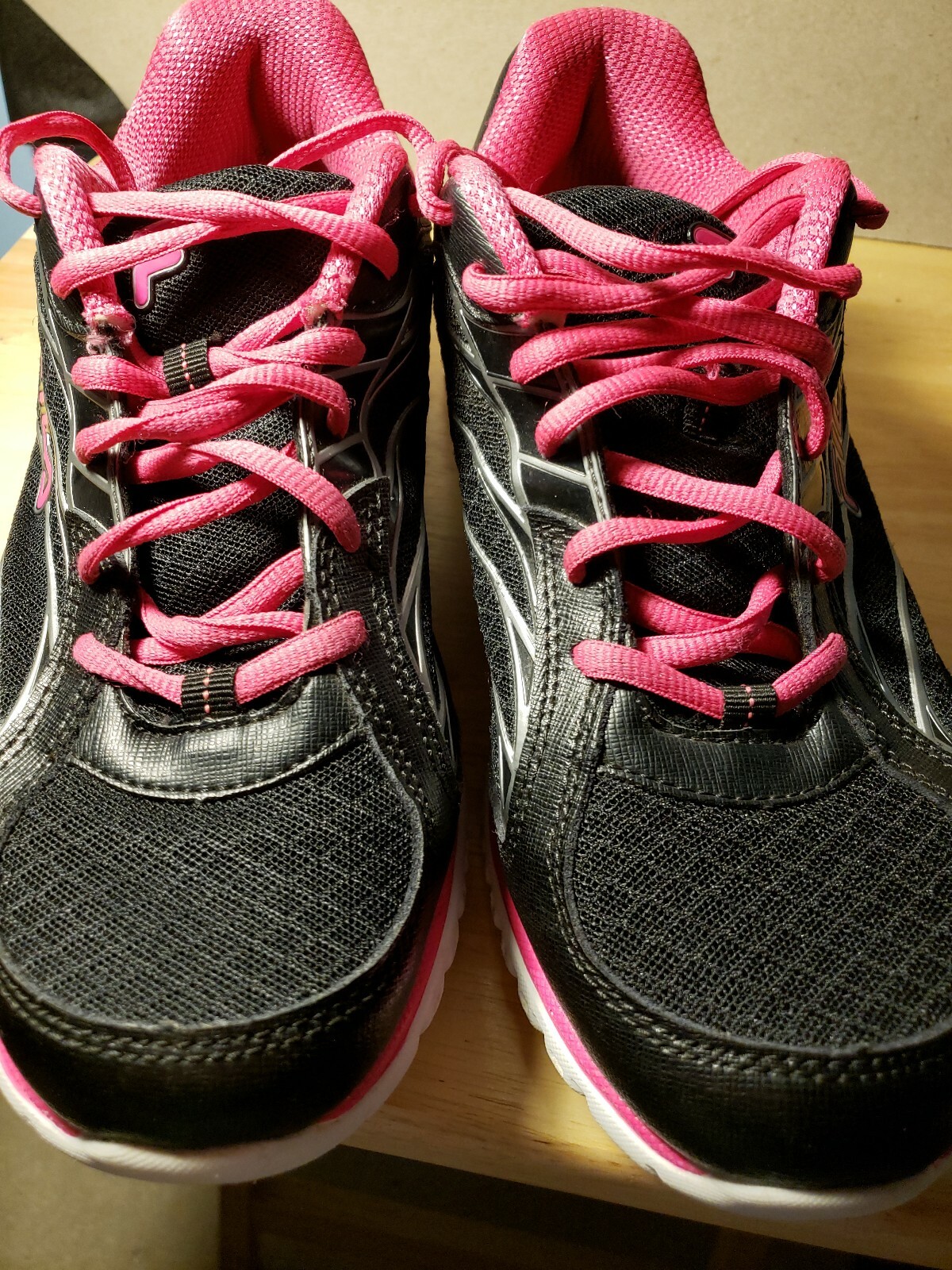 Fila Hyper Split 3 Black/Pink/Silver Running Shoe… - image 8