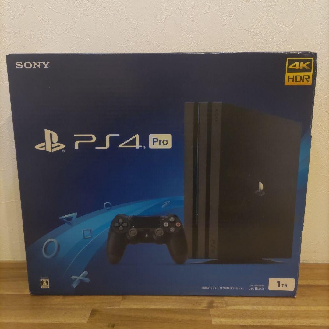 SONY PS4 PlayStation 4 Pro CUH-7200BB01 Console HDD 1TB Jet SONY PS4 PlayStation 4 Pro CUH-7200BB01 Console HDD 1TB Jet