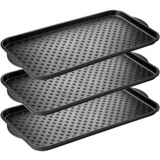3 Pack Boot Trays, Waterproof Shoe Mats for Entryway Indoor, Multi-Purpose Tr...