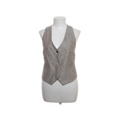 Copenhagen Muse, Anzugweste, Größe: XS, Beige/Weiß, Elasthan/Polyester #CId