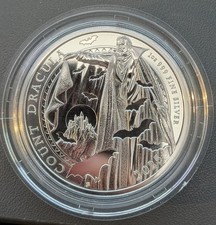Count Dracula 2025 1oz 999 Silver Bullion Coin in capsule - Royal Mint