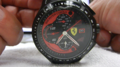 Scuderia Premium Model Ferrari Watch Race Day Analog Chronograph