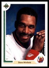 Dave Winfield 1991 Upper Deck #337 Angels MLB READ FREE SHIPPING AutographDen