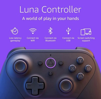 Amazon Luna Cloud Gaming Controller - Black
