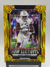 Harold Fannin Jr. 2025 Panini Prizm Draft Picks  New Recruits /49 Gold Stealth 