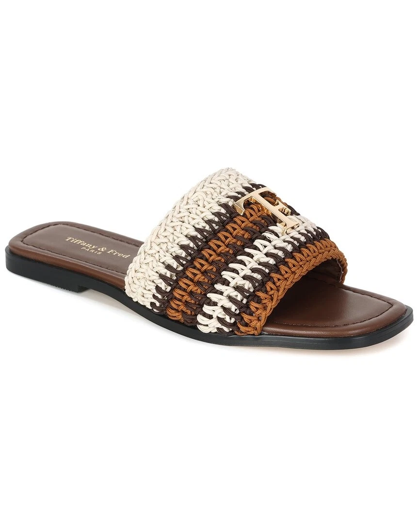 Tiffany & Fred Paris Raffia Sandal Women's