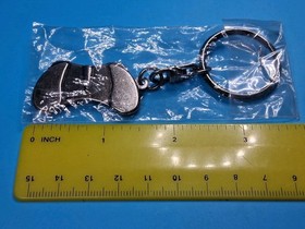 VTG 1998 SEGA Saturn Contorller (Model 2) Silver-Tone Pewter Metal Keychain