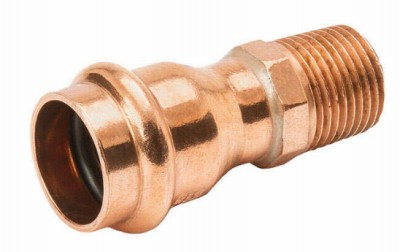 Kupferrohradapter, 1/2 x 3/4 Zoll Presse von Stecker - 9031200PCU