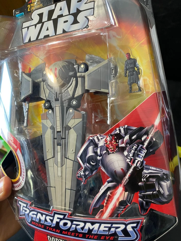 Lote Star Wars Transformers Darth Maul Clone Pilot Sith Infiltrator Arc-170 navio - Imagem 4 de 4