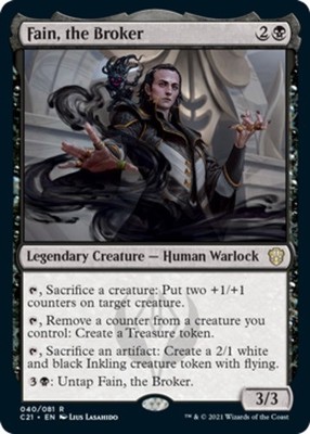 1x Fain, the Broker MTG - Commander 2021 - NM-Mint