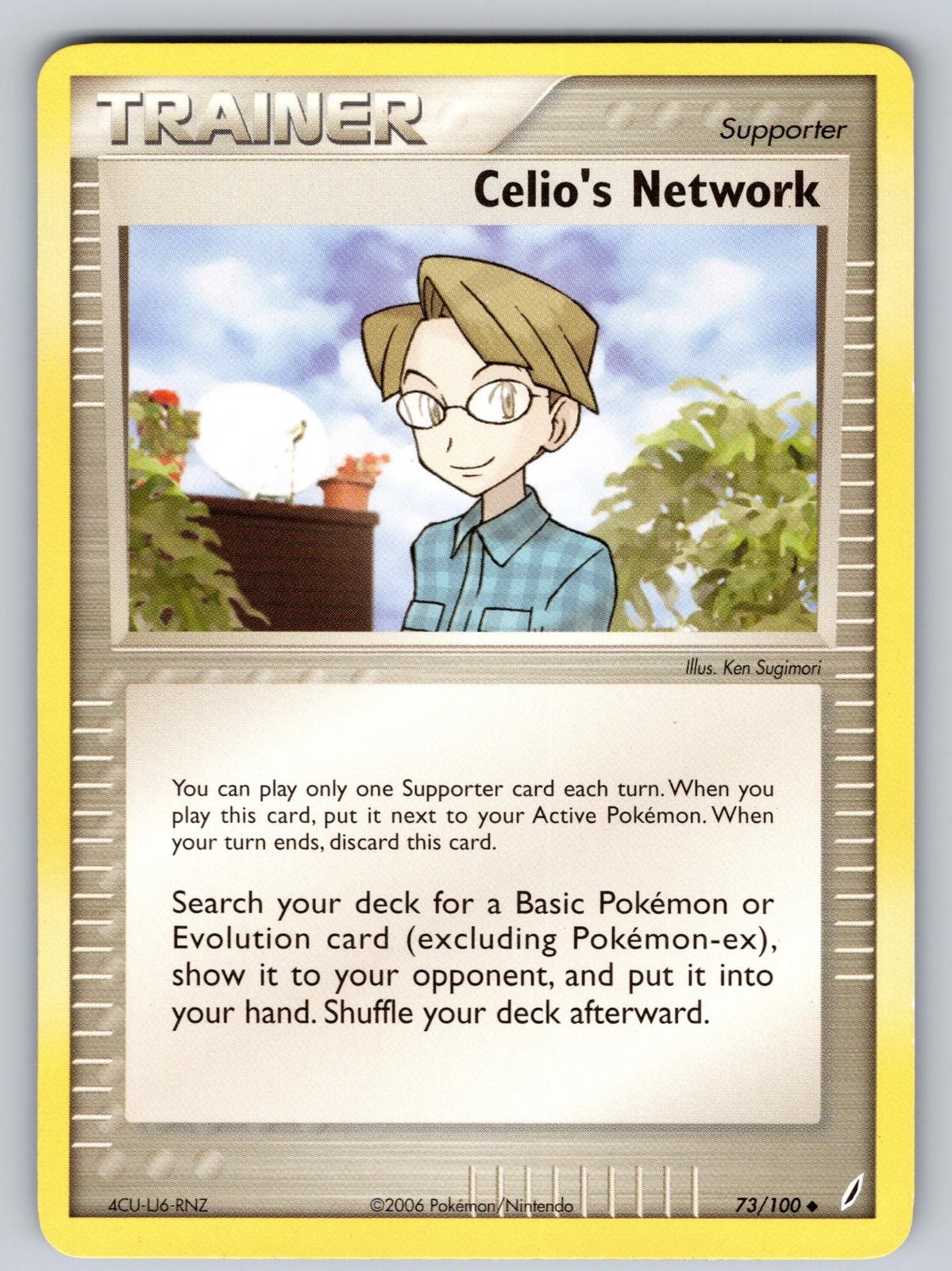 Celio's Network 73/100 Uncommon Crystal Guardians Pokemon Lightly Played
