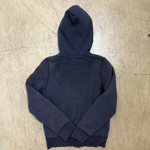 Hollister Faux Fur Lined Hoodie Mens Medium Full Zip Spellout Y2K Strand Point - Picture 2 of 6