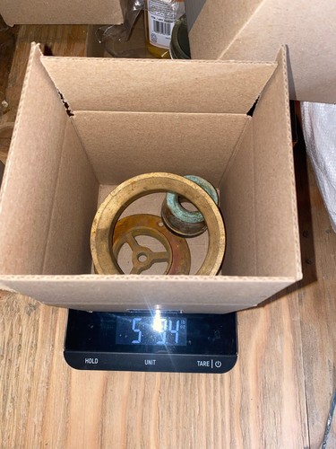 5 lbs Clean Scrap Brass Metal - Machining, Casting, Recycling - Fast Ship