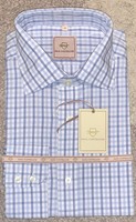 Paul Costelloe Men's Shirt Size 17/43 Long Sleeve Modern Fit Brand New with Tags