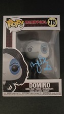 ZAZIE BEETZ signed Autogramm In Person FUNKO POP MARVEL DEADPOOL DOMINO ACOA