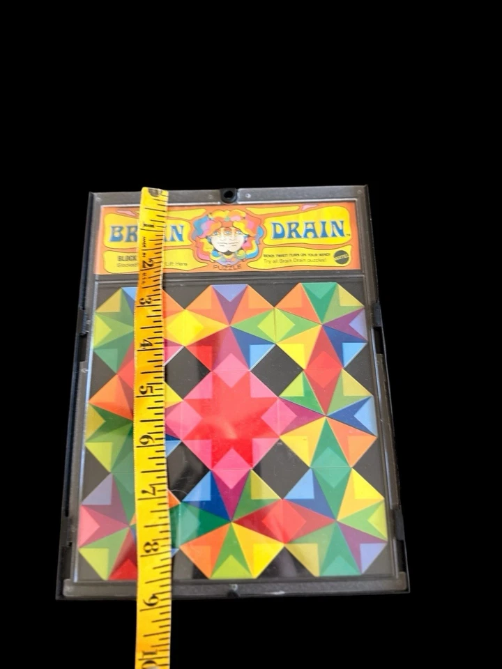 Rompecabezas Block Shock Psychadelic Brain Drin 1969 de Mattel de colección rompecabezas Foto 3 de 3