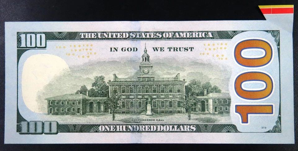 Cutting Error $100 2017A with Selvage, Federal Reserve Note. UNC - Image 2 of 4