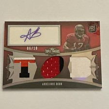 Arrelious Benn, ROOKIE CARD, RUBY S/N 06/10, 2010 Topps Triple Threads Football
