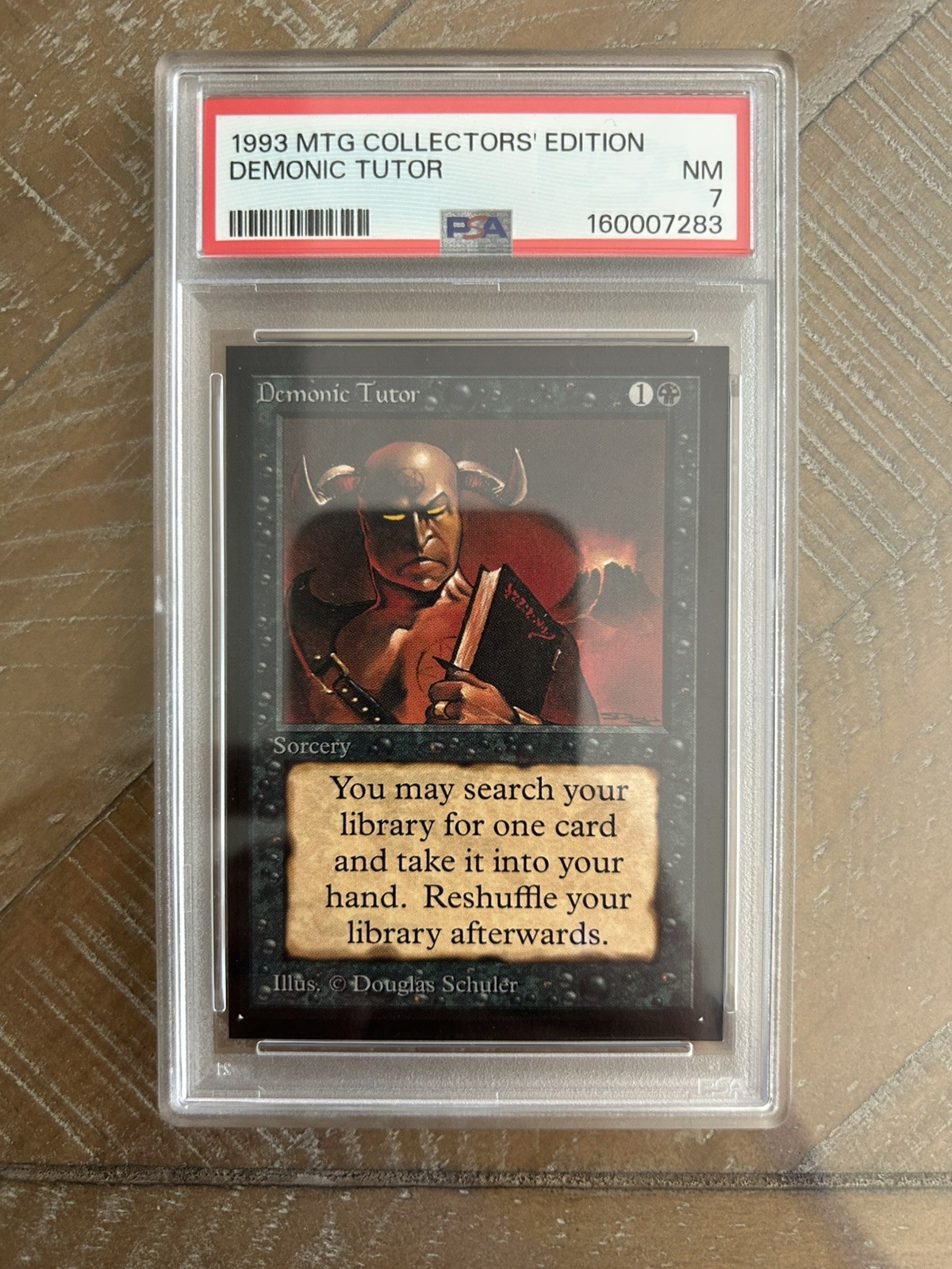 Magic the Gathering - MtG | Demonic Tutor - 1993 Collectors’ Edition | PSA 7 NM