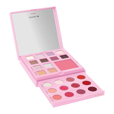 Pupart M Makeup Palette, 002 Pink, 0.6 Oz - Makeup Kit - Blush - Concealer - Hig