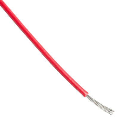 1853 RD005  Hook-up Wire 26AWG 7/34 PVC 100ft Red , RoHs , 1853 RED