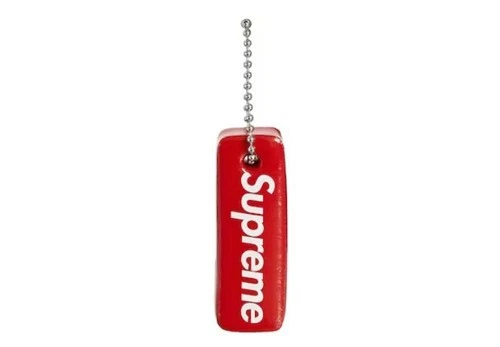 Supreme Vinyl Coated Floating Keychain Red FW23 | eBay