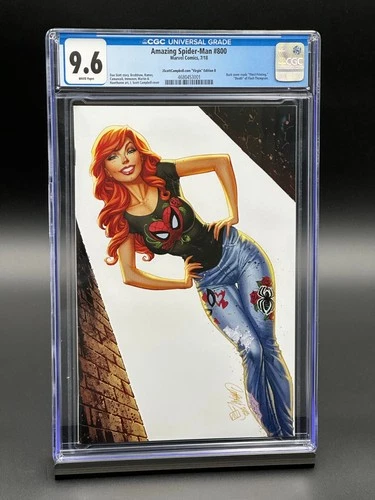 Amazing Spider-Man #800 CGC 9.6 (2018) - Mary Jane - Campbell Virgin Edition B