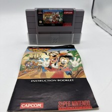 Capcom Disney's Goof Troop Super Nintendo SNES Action Adventure NTSC-U/C Manual
