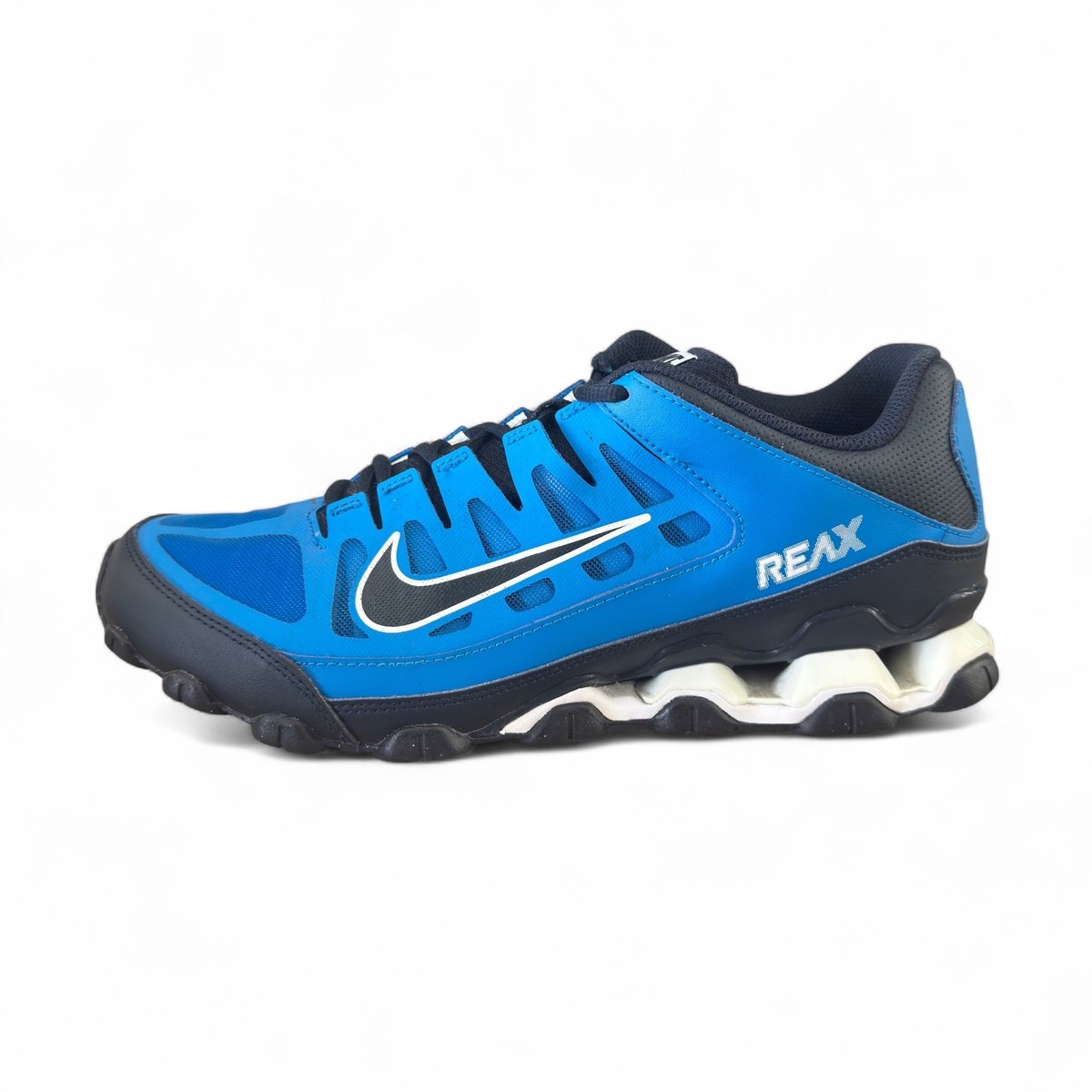 Nike Reax 9 TR 621716-401 Mens 10.5 Blue Black Training Running