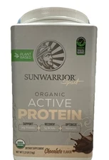 Sunwarrior Pre & Post Workout Active Protein Vegan - Chocolate Protein, 2.2 lbs