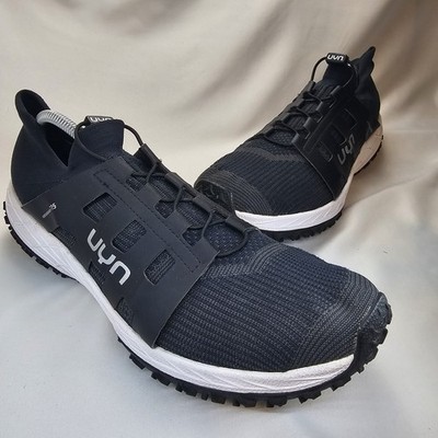 UYN Running Shoes Mens US 14 Black Athletic Sneakers Membrain 115 Lightweight