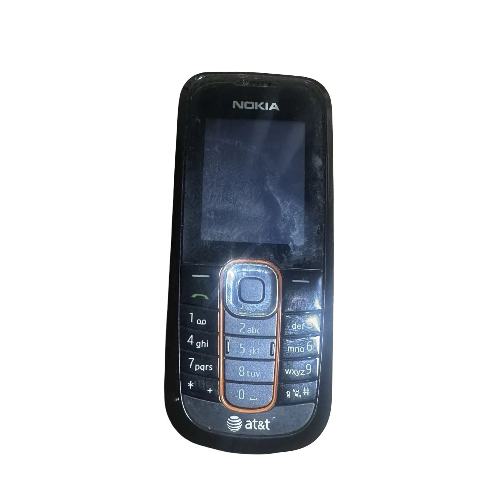 Nokia 2600C-2B AT&T Cell Phone Black HT453