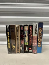 8 SURF VHS LOT Five Summer Sik Joy Thicker Water Shelter Momentum Search Blazing