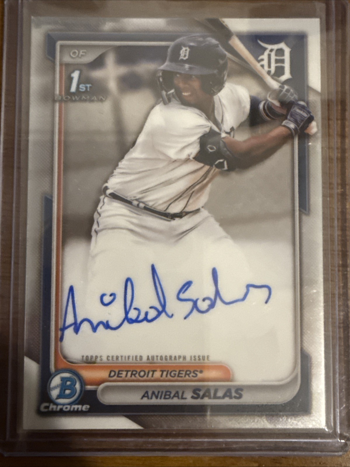 2024 Bowman Chrome - Prospect Autographs Anibal Salas #CPA-ASA (AU, RC)