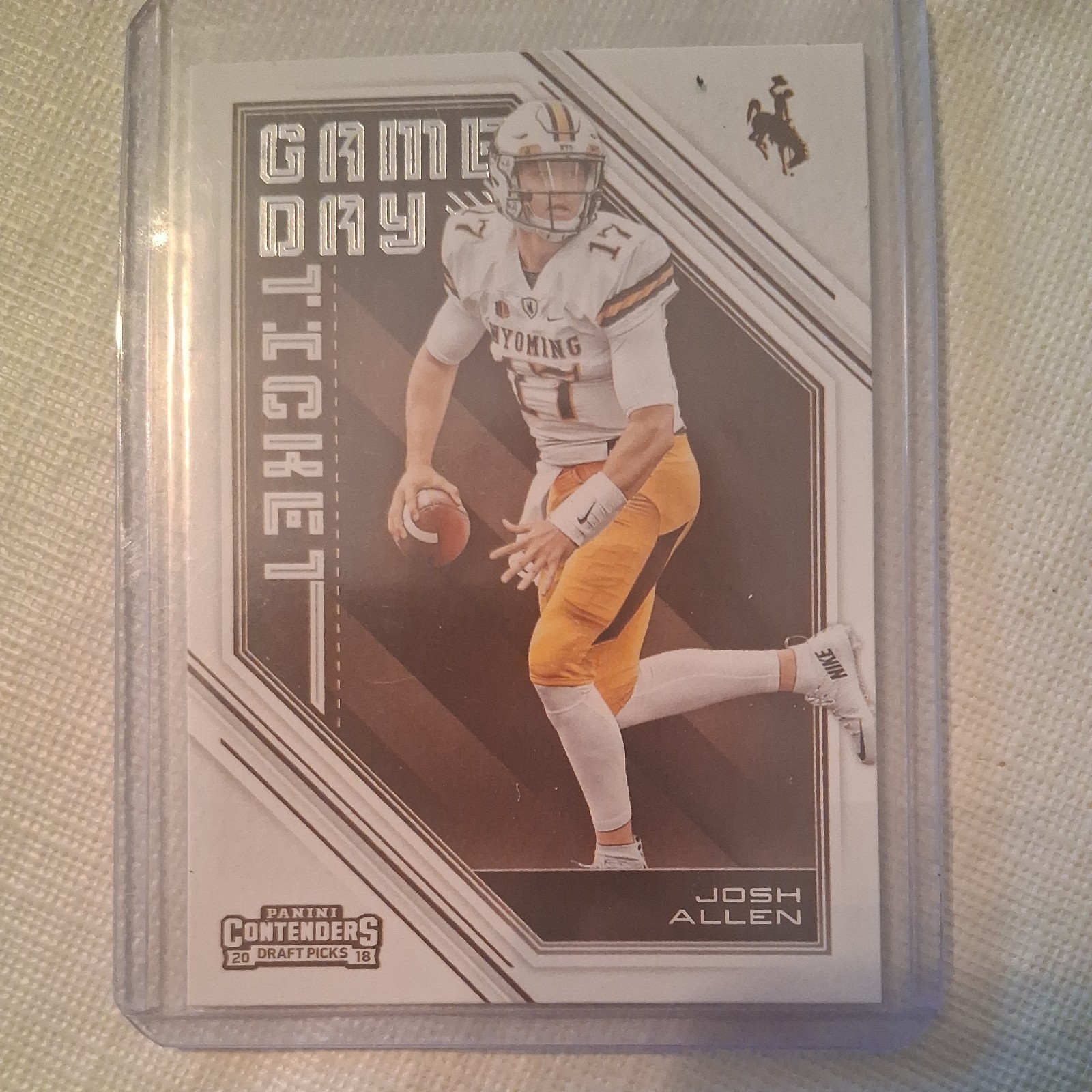 2018 Contenders Draft Picks Josh Allen Game Day Ticket Rookie RC #3
