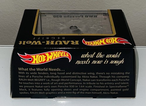 HOT WHEELS RLC RED LINE CLUB RWB PORSCHE 930 EDIZIONE LIMITATA DI 12000!!! - Foto 3 di 9