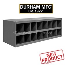 Metal 16 Hole Storage Bolt Bin Cabinet Compartment Nuts Bolts Fasteners Screws